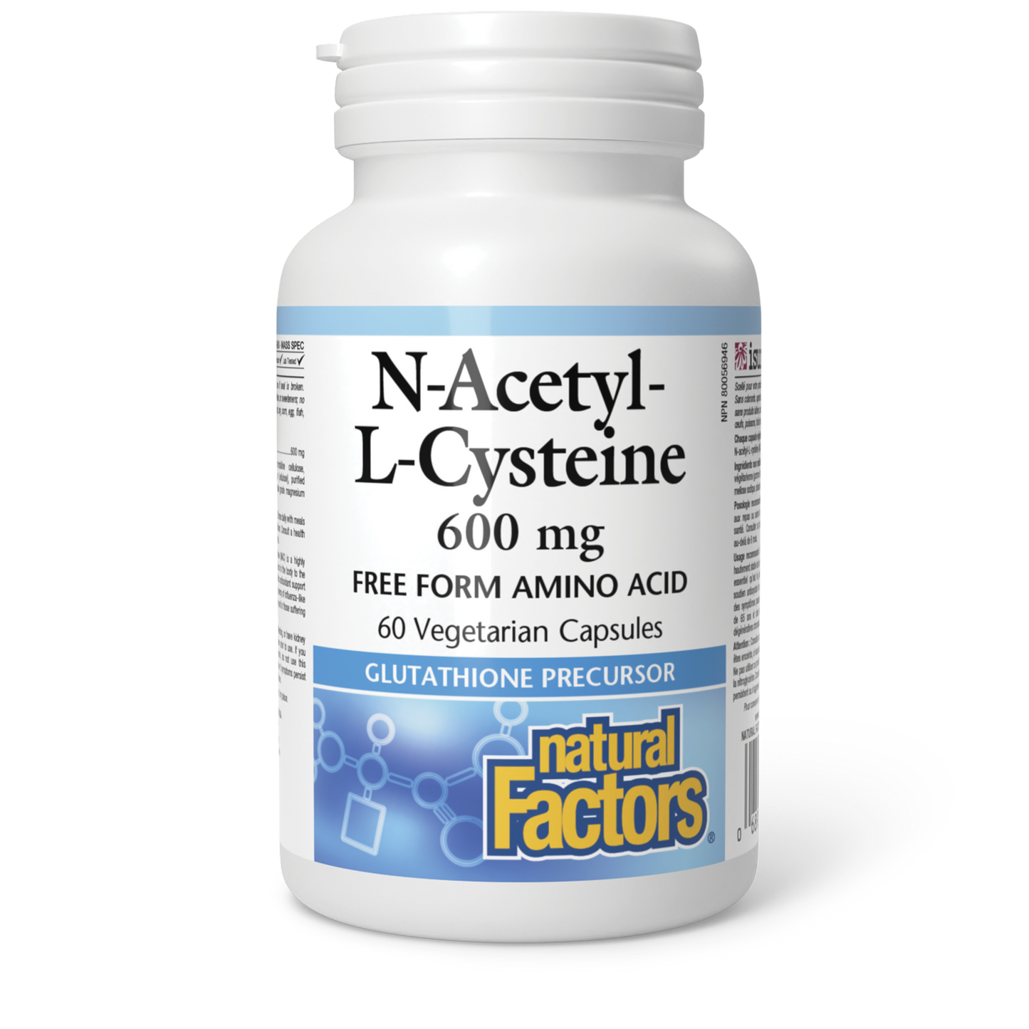 Natural Factors - N-Acetyl-L-Cysteine - 600 mg