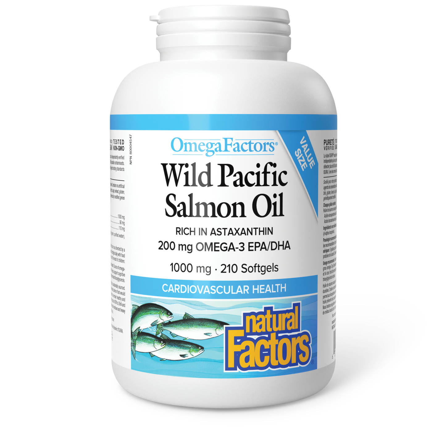 Natural Factors - Wild Pacific Salmon Oil - Value Size
