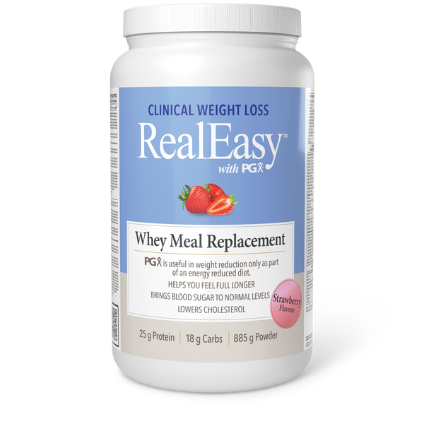 Thumbnail of Natural Factors - RealEasy With PGX Whey Meal Replacement - Strawberry