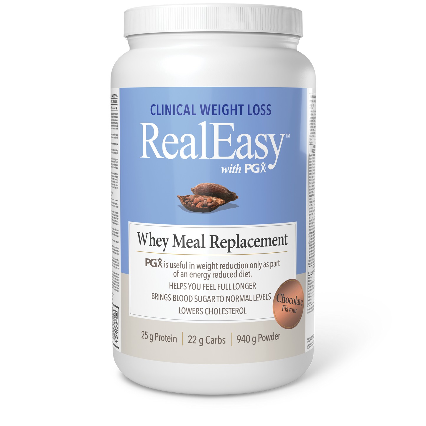 Natural Factors - RealEasy With PGX Whey Meal Replacement - Chocolate