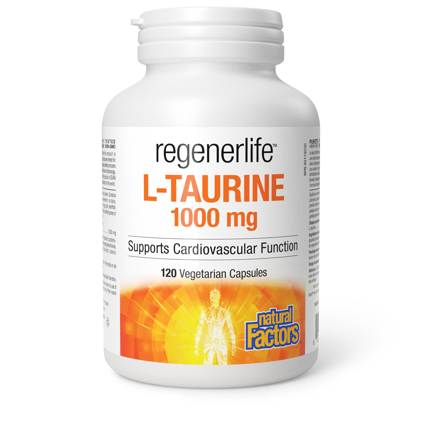 Natural Factors - RegenerLife L-Taurine 1000mg