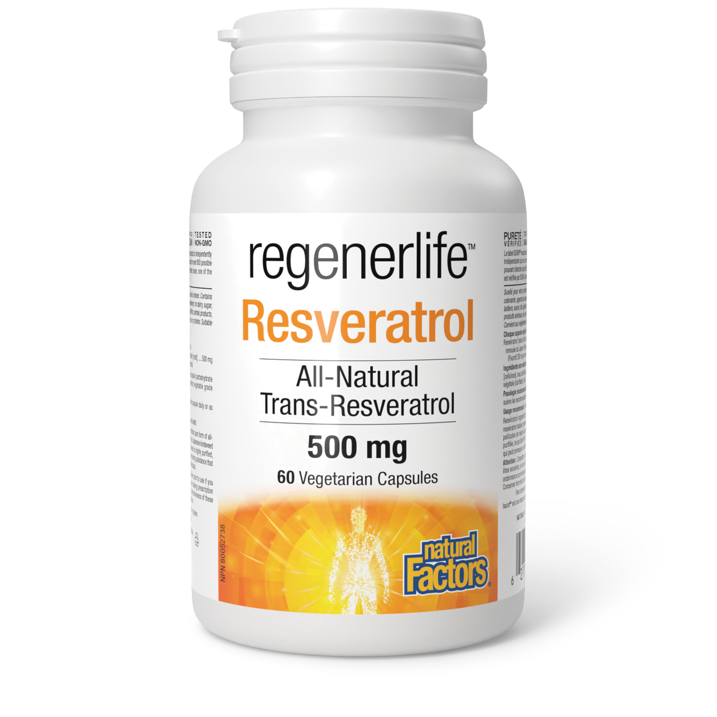 Natural Factors - RegenerLife Resveratrol