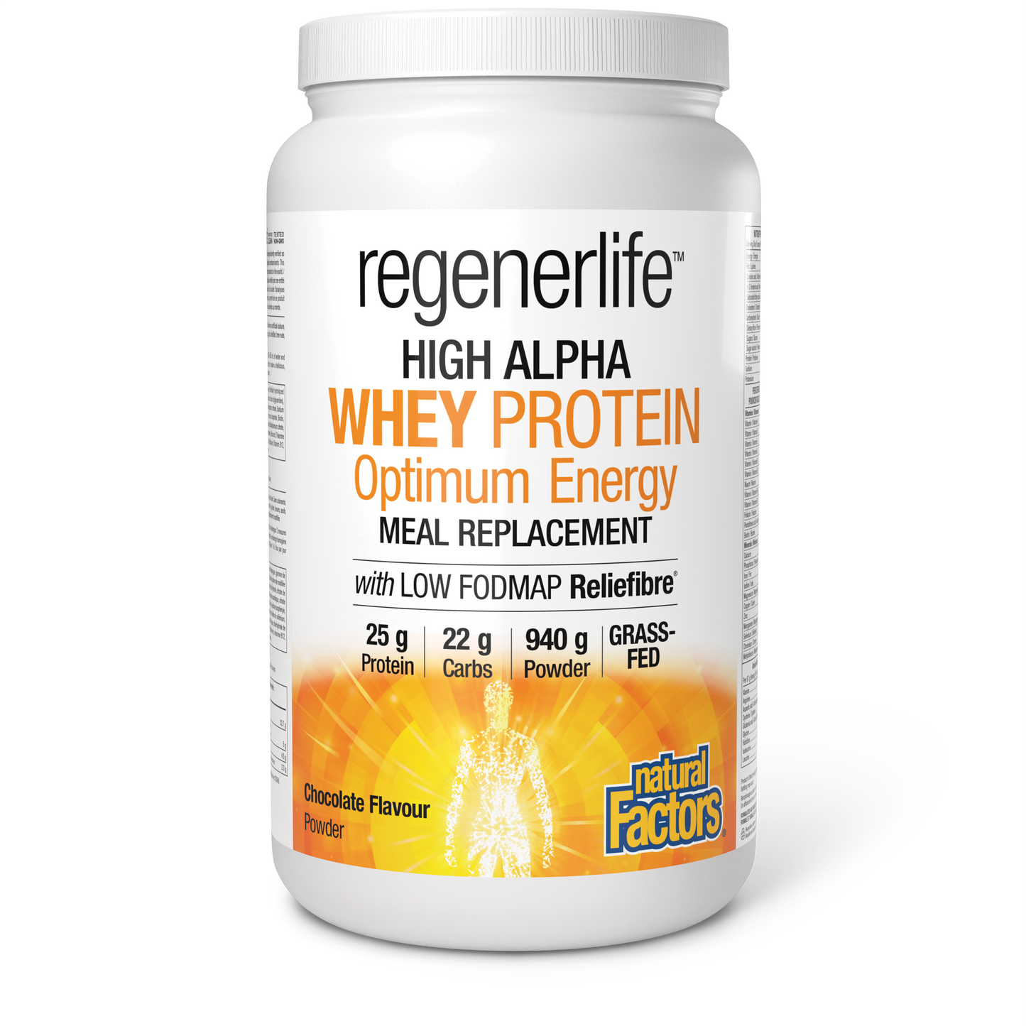 Natural Factors - RegenerLife High Alpha Whey Protein Meal Replacement - Chocolate
