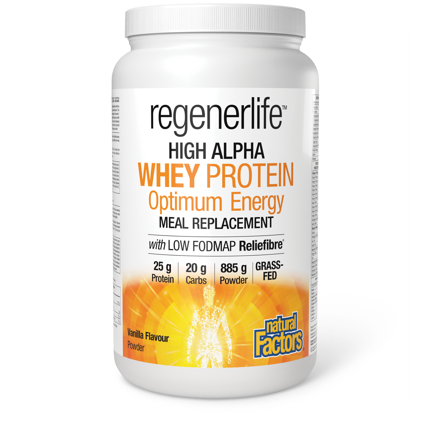 Natural Factors - RegenerLife High Alpha Whey Protein Meal Replacement - Vanilla
