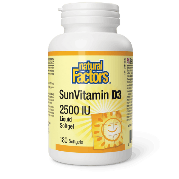 Thumbnail of Natural Factors - SunVitamin D3 - 2500 IU