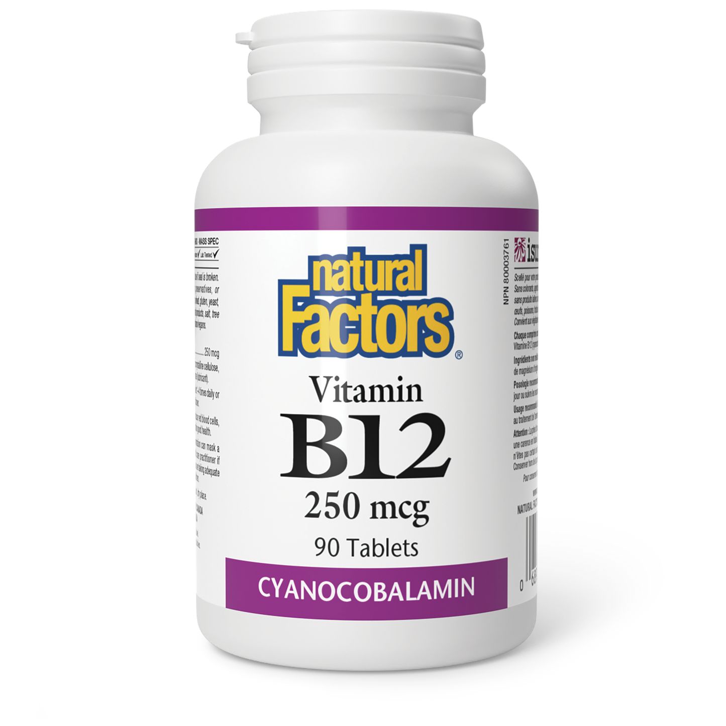 Natural Factors - Vitamin B12 - 250 mcg