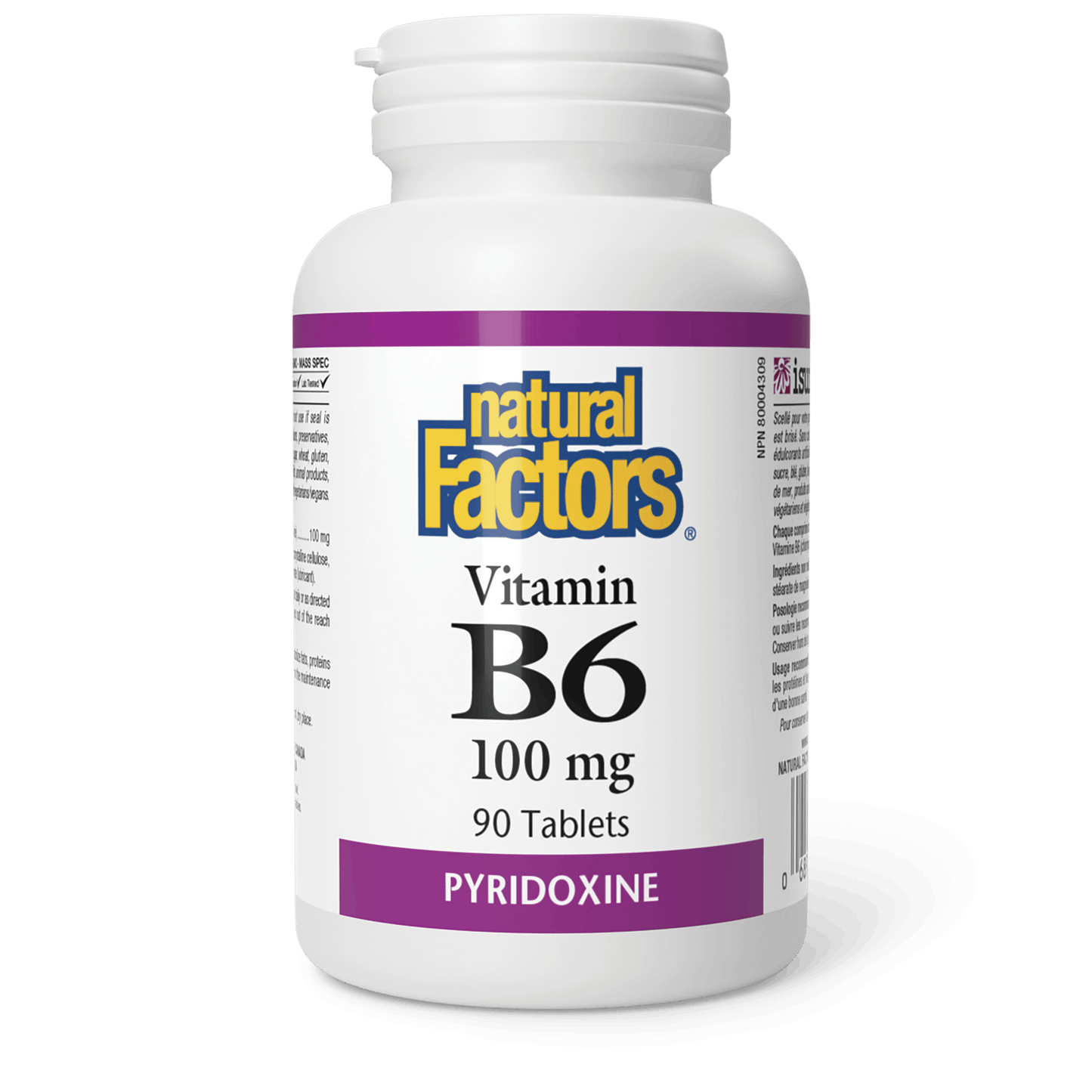 Natural Factors - Vitamin B6 - 100 mg