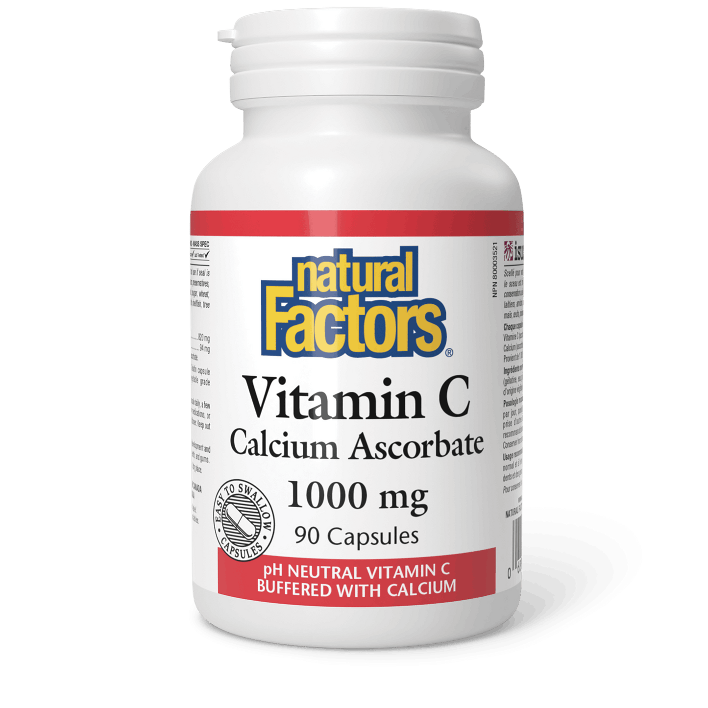 Natural Factors - Vitamin C Calcium Ascorbate - 1000 mg