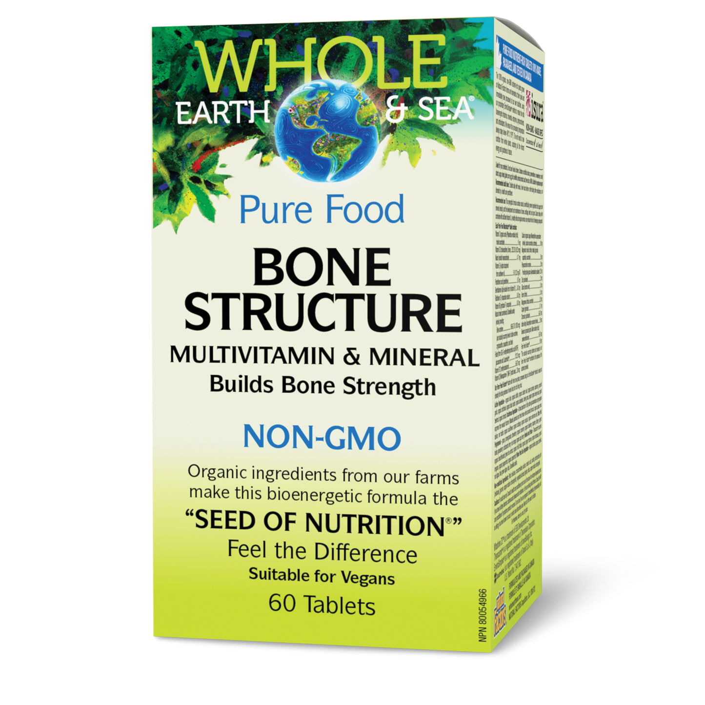 Natural Factors - Whole Earth & Sea Bone Structure Multivitamin & Mineral
