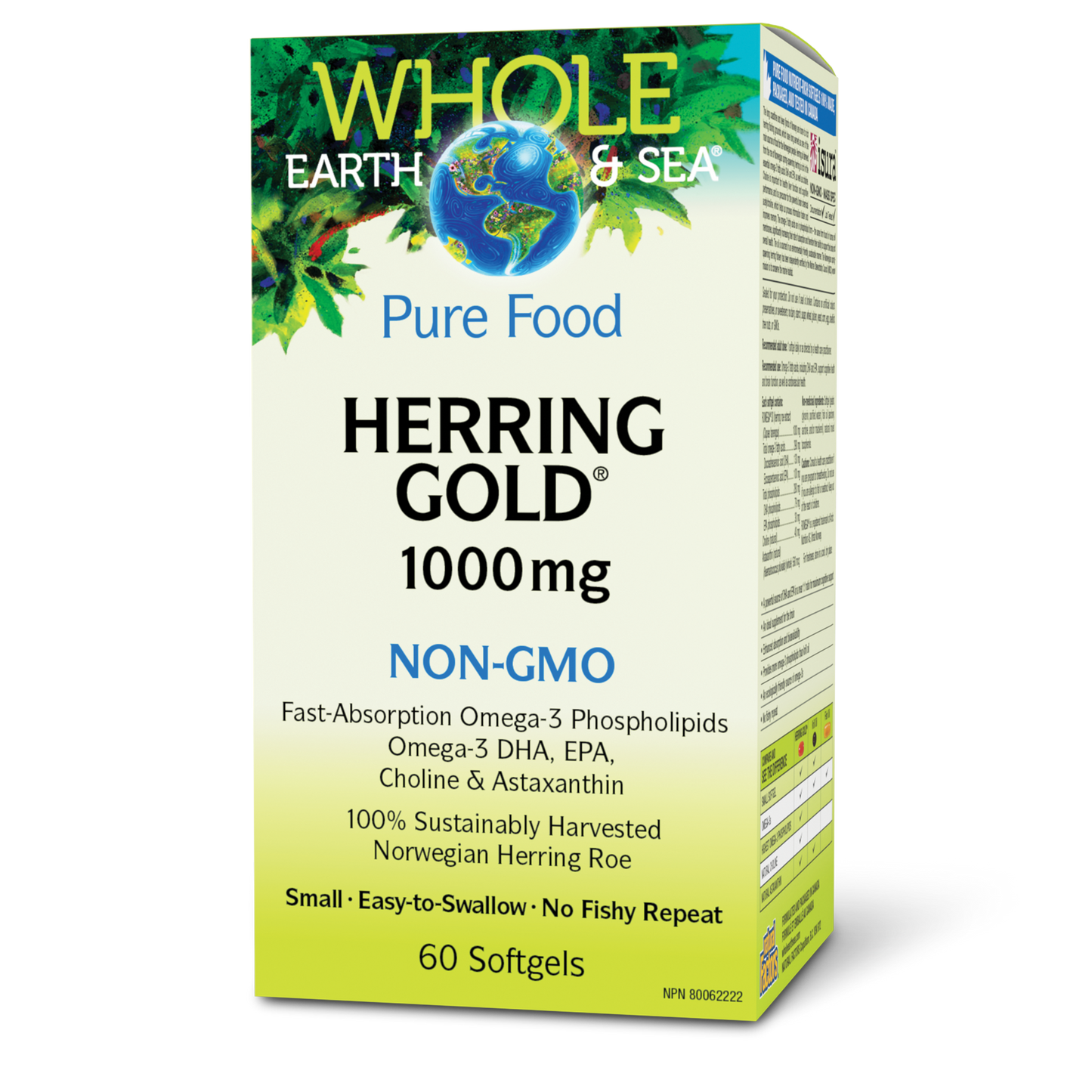 Natural Factors - Whole Earth & Sea Herring Gold 1000mg