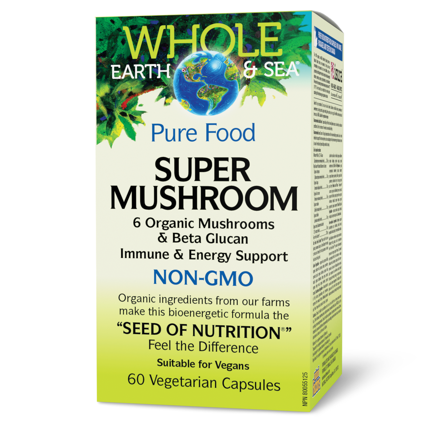 Natural Factors - Whole Earth & Sea Super Mushroom
