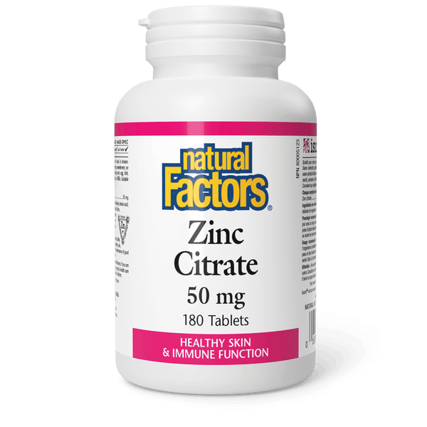 Thumbnail of Natural Factors - Zinc Citrate - 50 mg