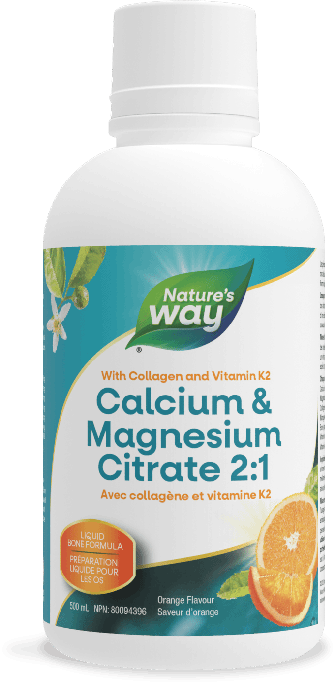 Nature's Way - Calcium & Magnesium 2:1 Vit K2 & Collagen - Orange
