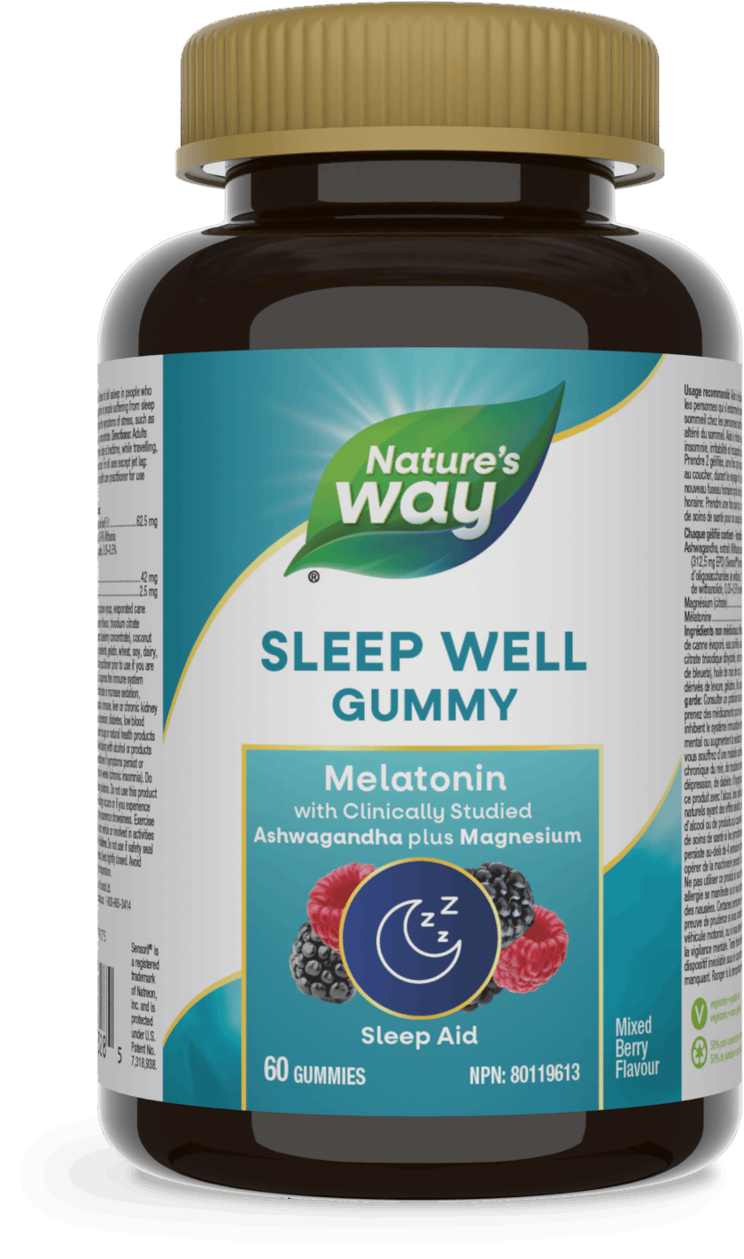 Nature's Way - Sleep Well Gummies - Mixed Berry Flavour