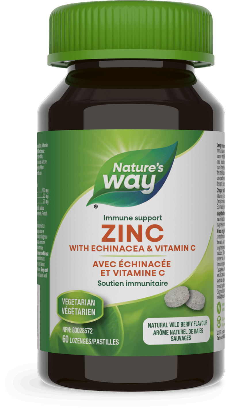 Nature's Way - Zinc w/ Echinacea & Vitamin C