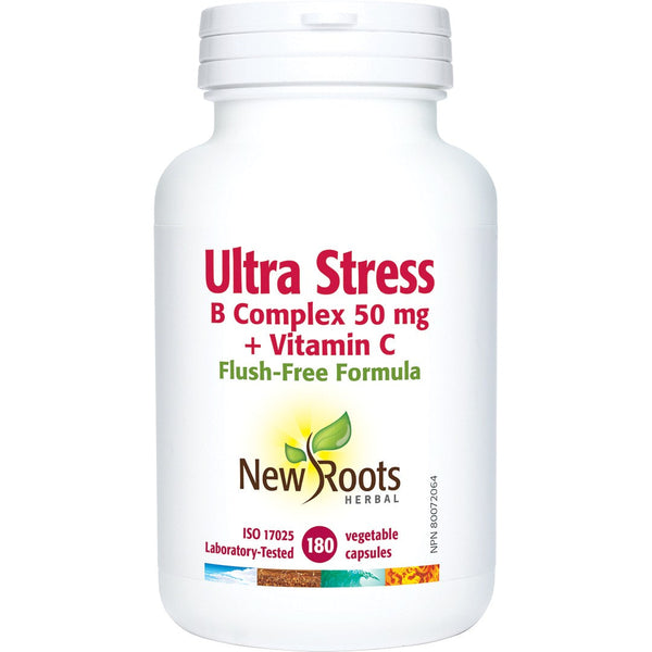 New Roots Herbal - Ultra Stress B Complex 50mg + Vit C