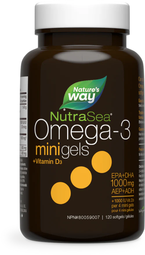 Nature's Way - NutraSea Omega-3 + D Minigels