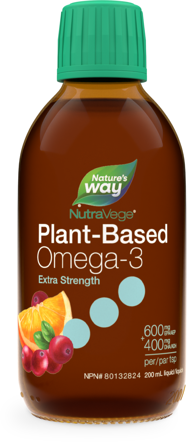 Nature's Way - Nutravege Omega-3 Plant - Cranberry Orange Flavour
