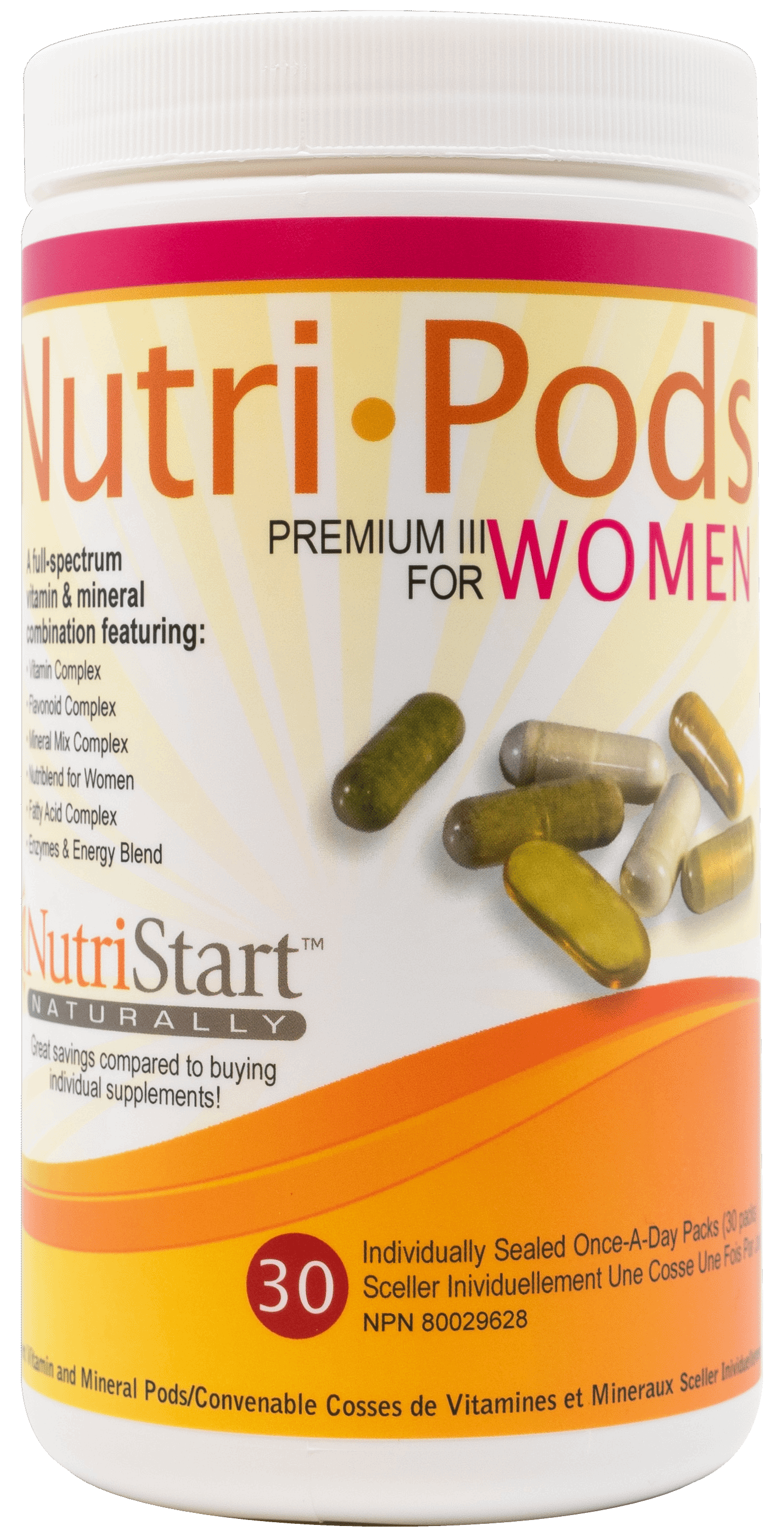 NutriStart Naturally - Nutri-Pods Premium III for Women