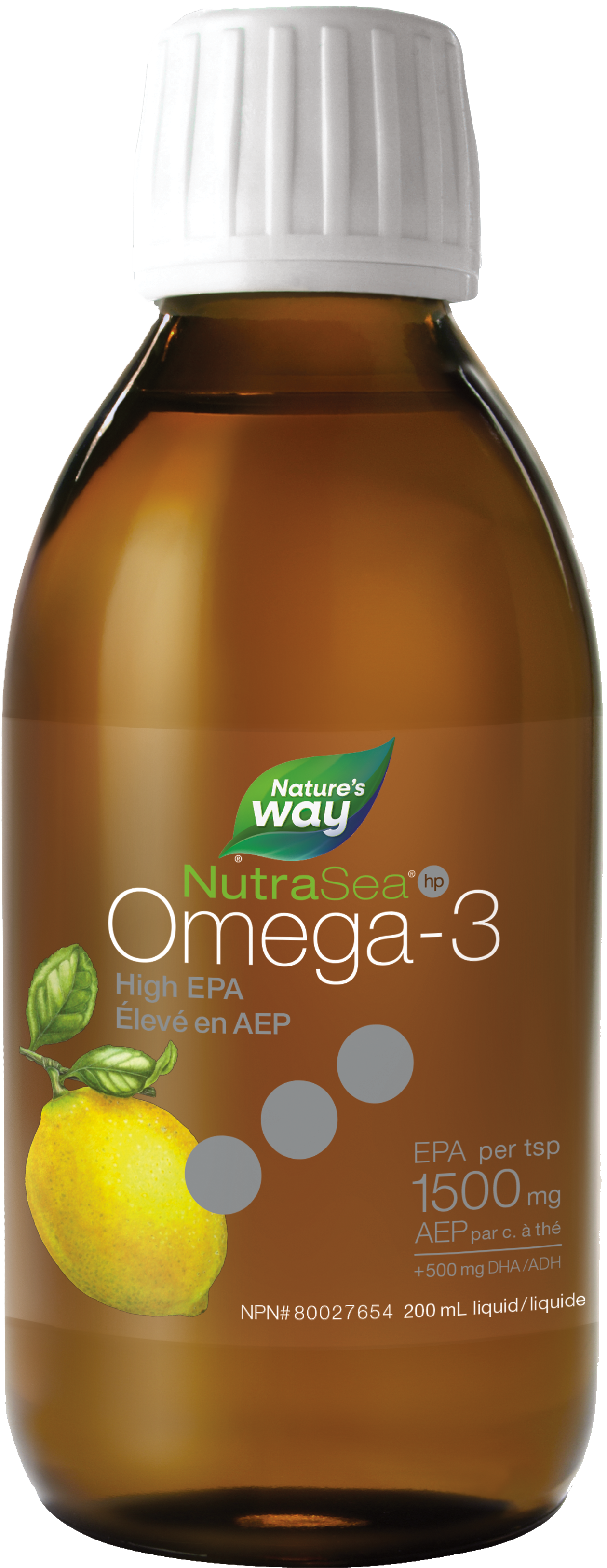 Nature's Way - NutraSea HP Omega-3 High EPA- Lemon Flavour