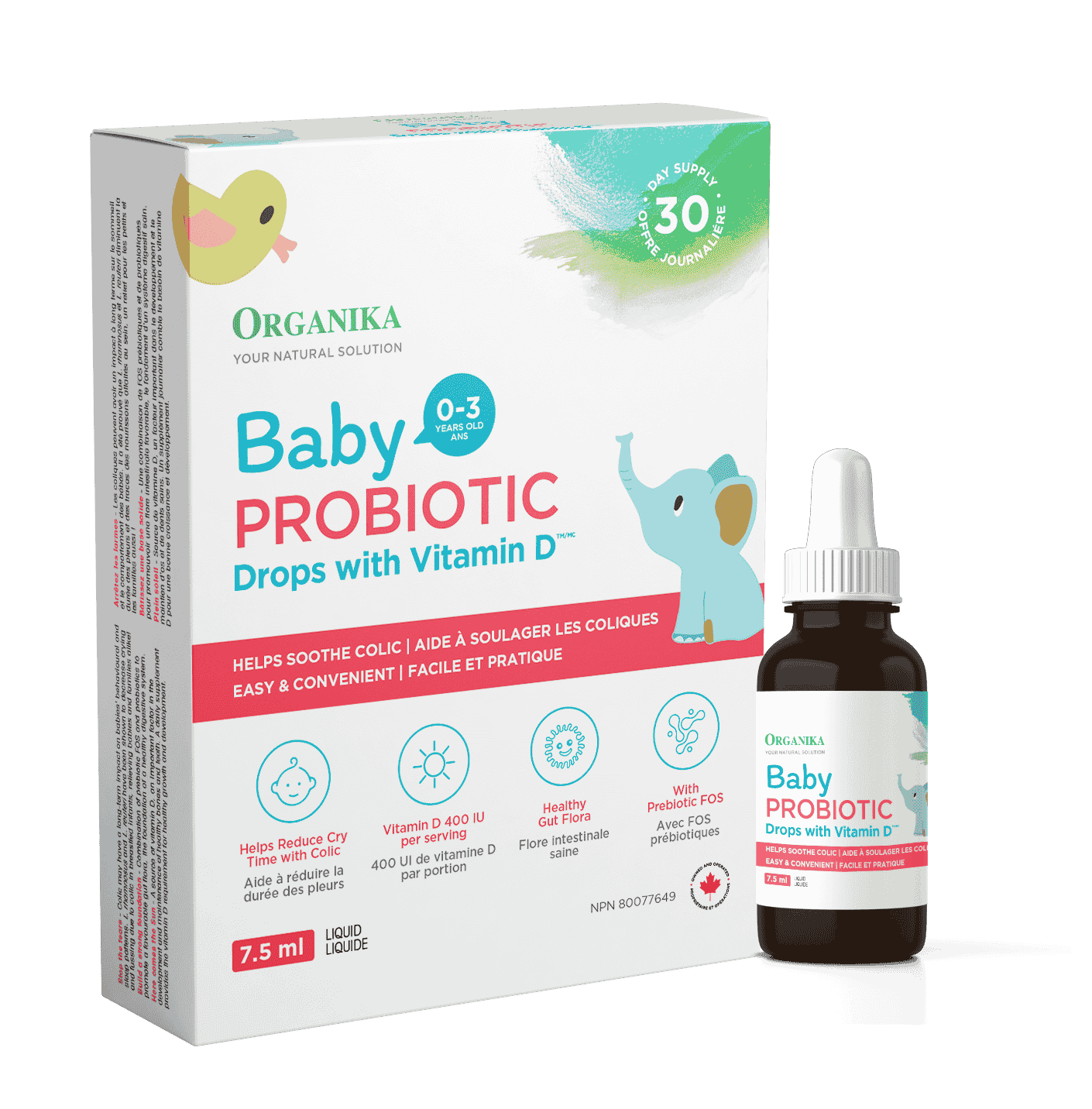 Organika - Baby Probiotic Drops with Vitamin D