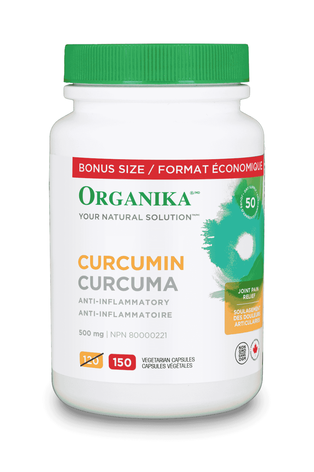 Organika - Curcumin - Bonus Size