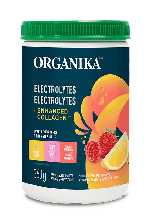 Organika - Electrolytes + Enhanced Collagen - Zesty Lemon Berry