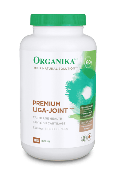 Organika - Premium Liga-Joint w-Collagen Type II 830mg 180caps