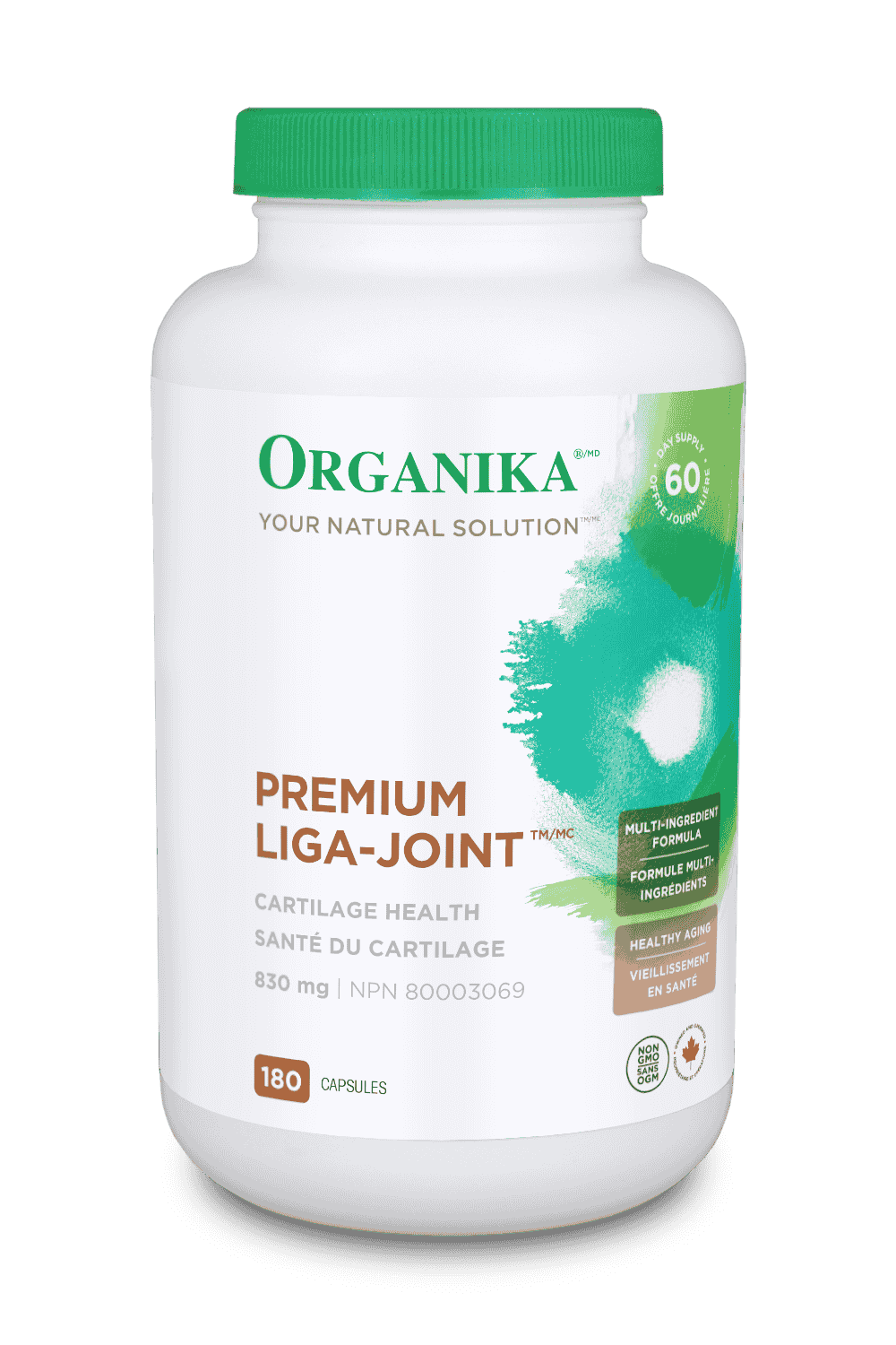 Organika - Premium Liga-Joint w-Collagen Type II 830mg 180caps