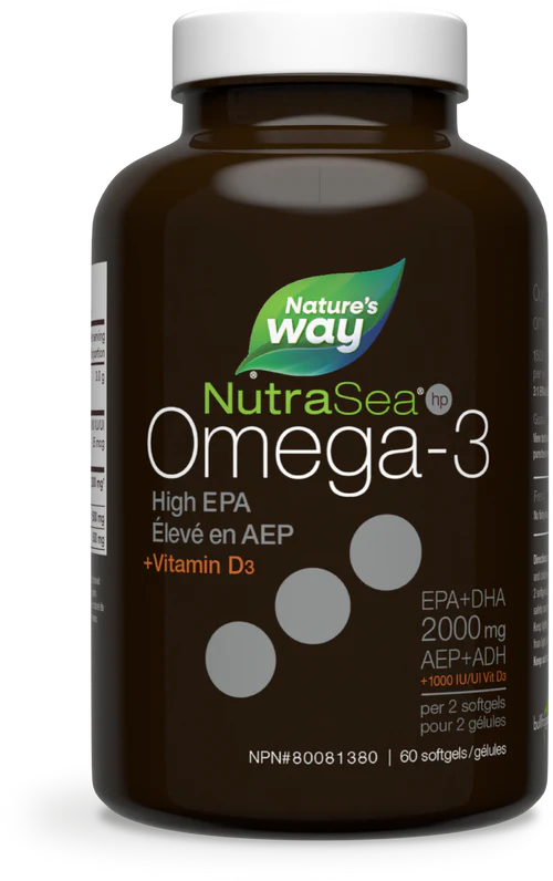 Nature's Way - NutraSea HP+D Omega-3 Extra Strength EPA - Fresh Mint Flavour