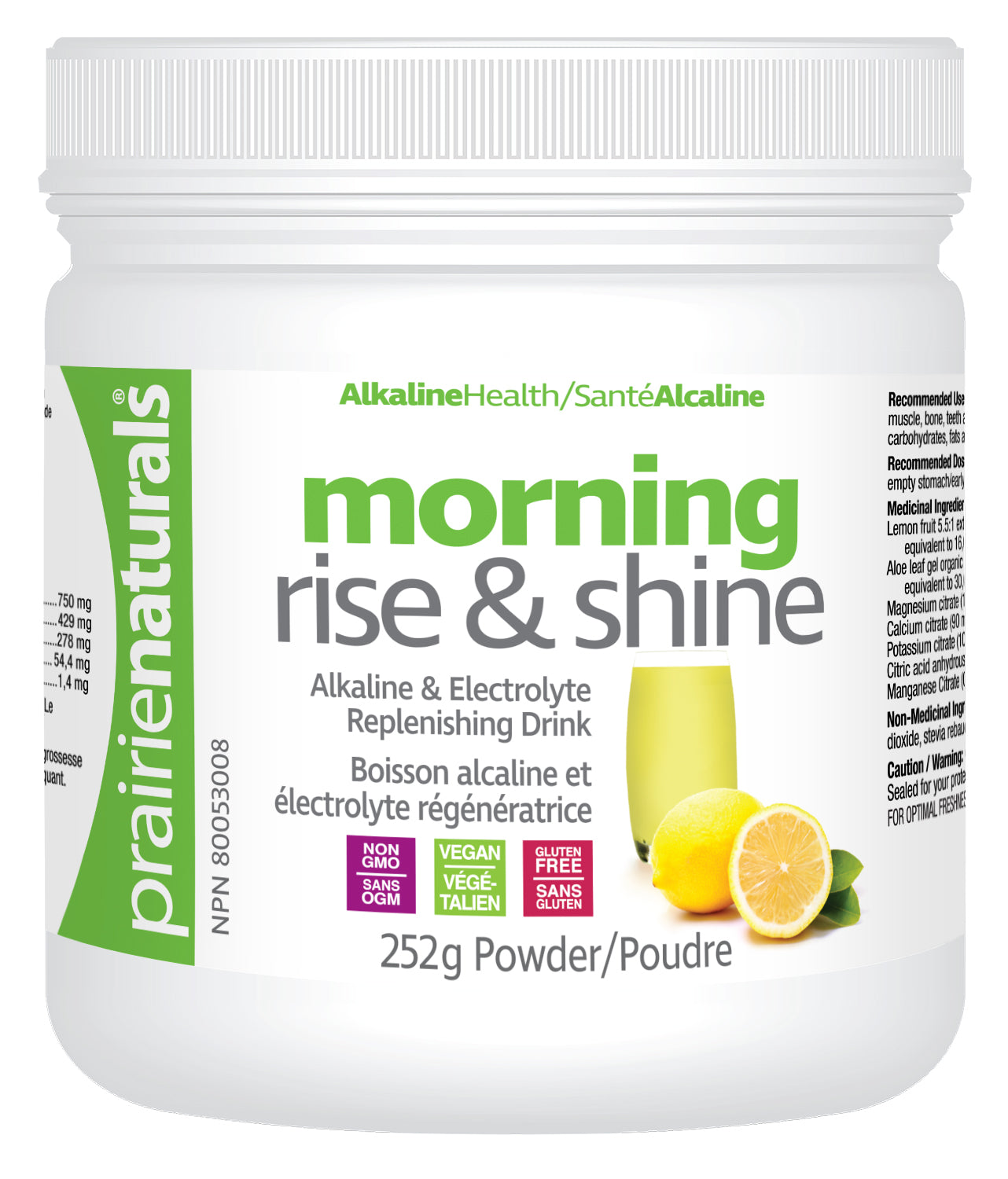 Prairie Naturals - Morning Rise & Shine - Alkaline Mineral Drink