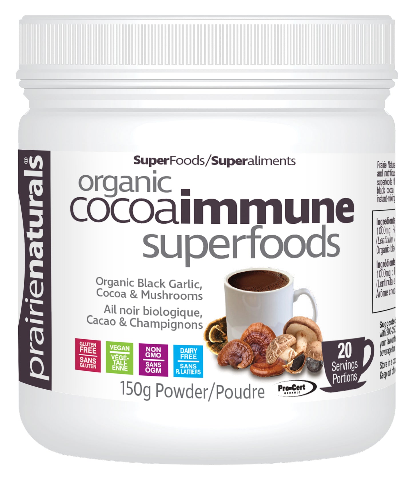 Prairie Naturals - Organic CocoaImmune Superfoods