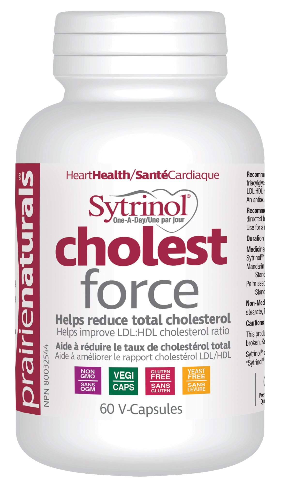 Prairie Naturals - Sytrinol Cholest Force -New Label