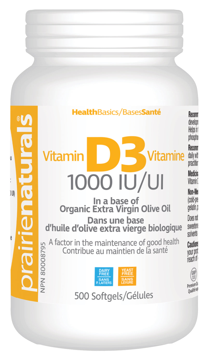 Prairie Naturals - Vitamin D3 - 1000 IU