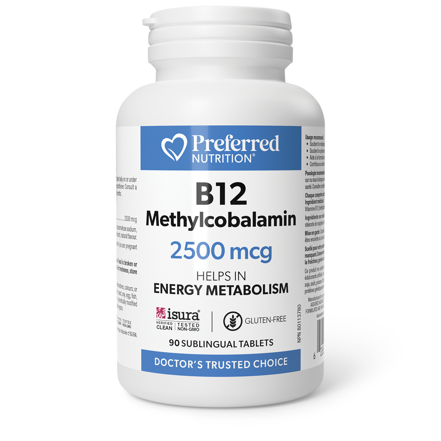Preferred Nutrition - B12 Methylcobalamin 2500mcg