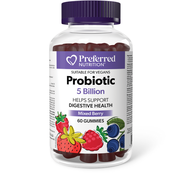 Preferred Nutrition - Probiotic 5 Billion Mixed Berry