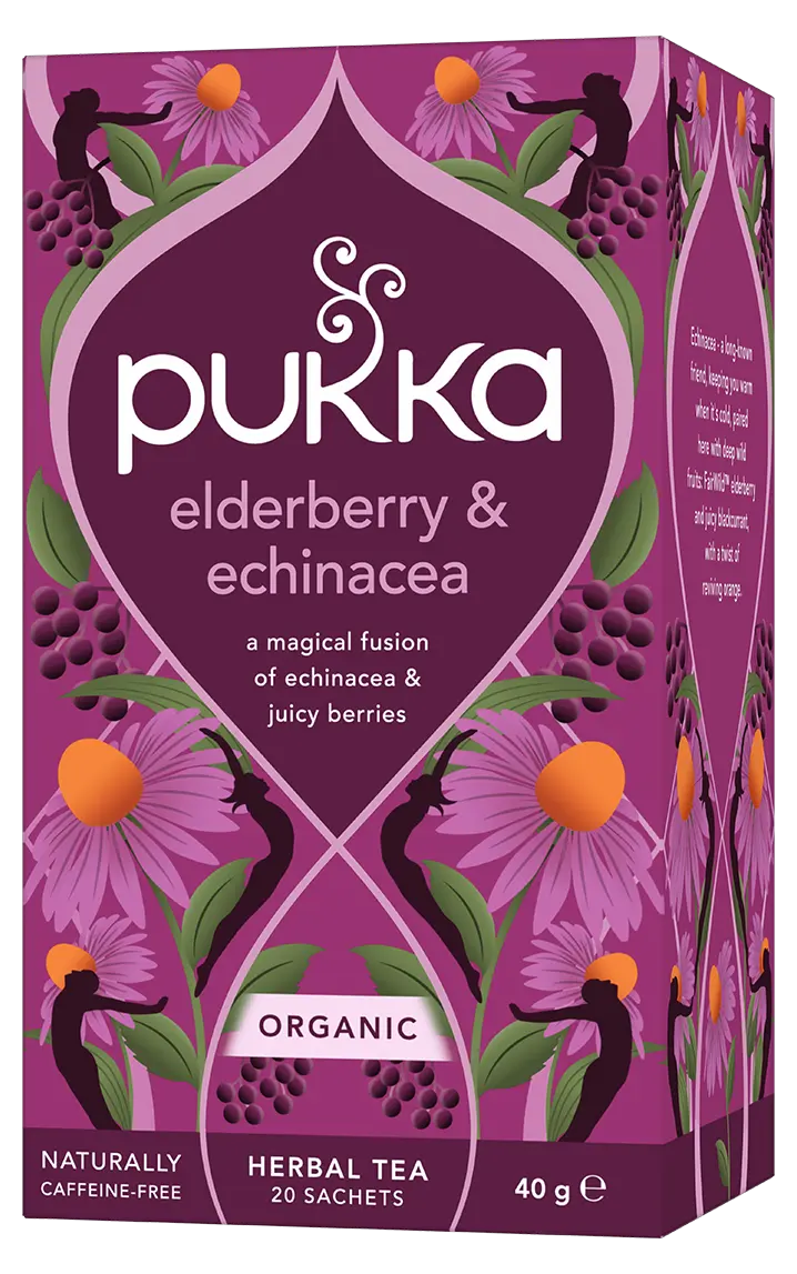 pukka - Organic Elderberry + Echinacea Tea