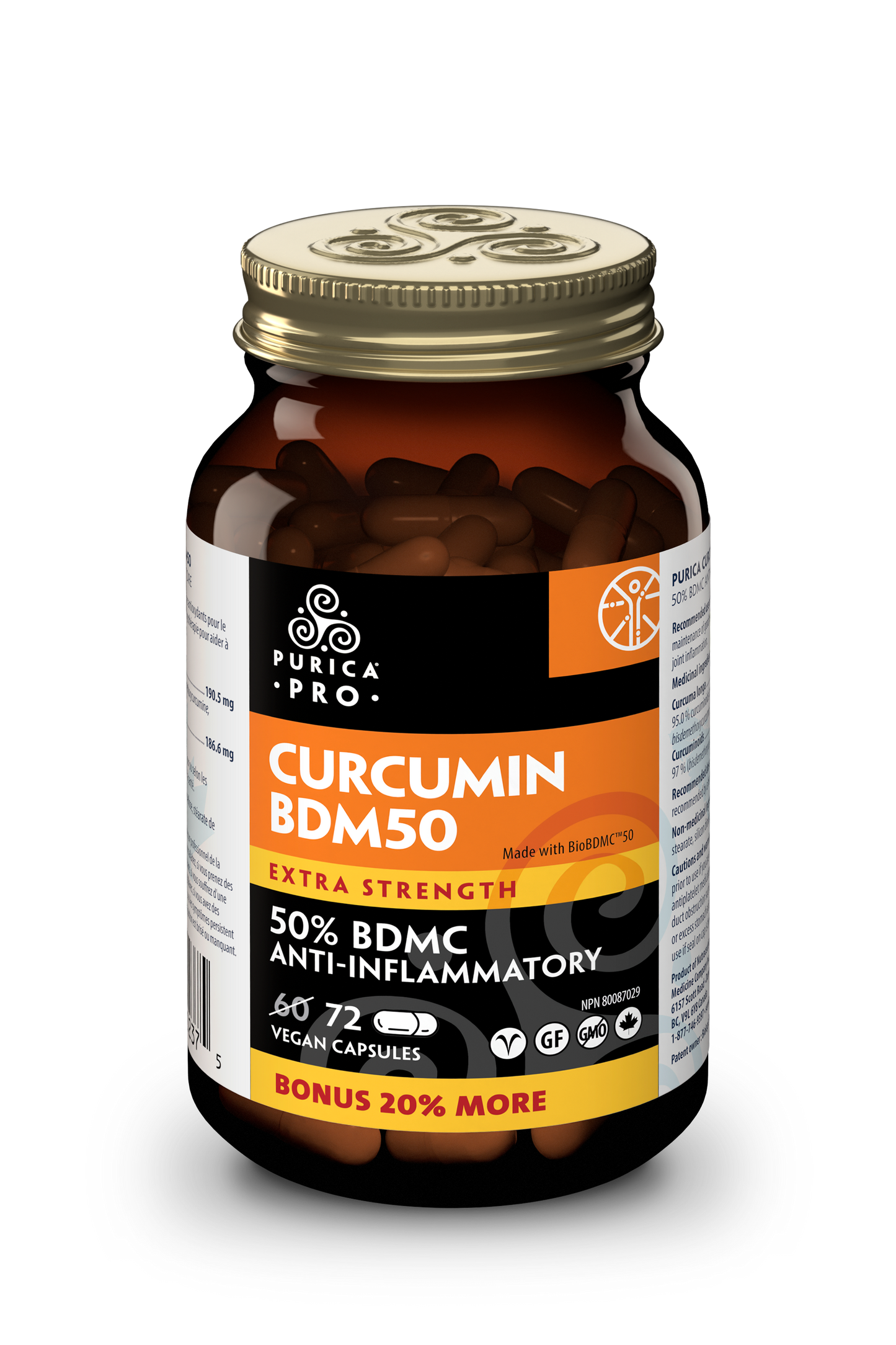 Purica - Pro Curcumin BDM50 - Bonus