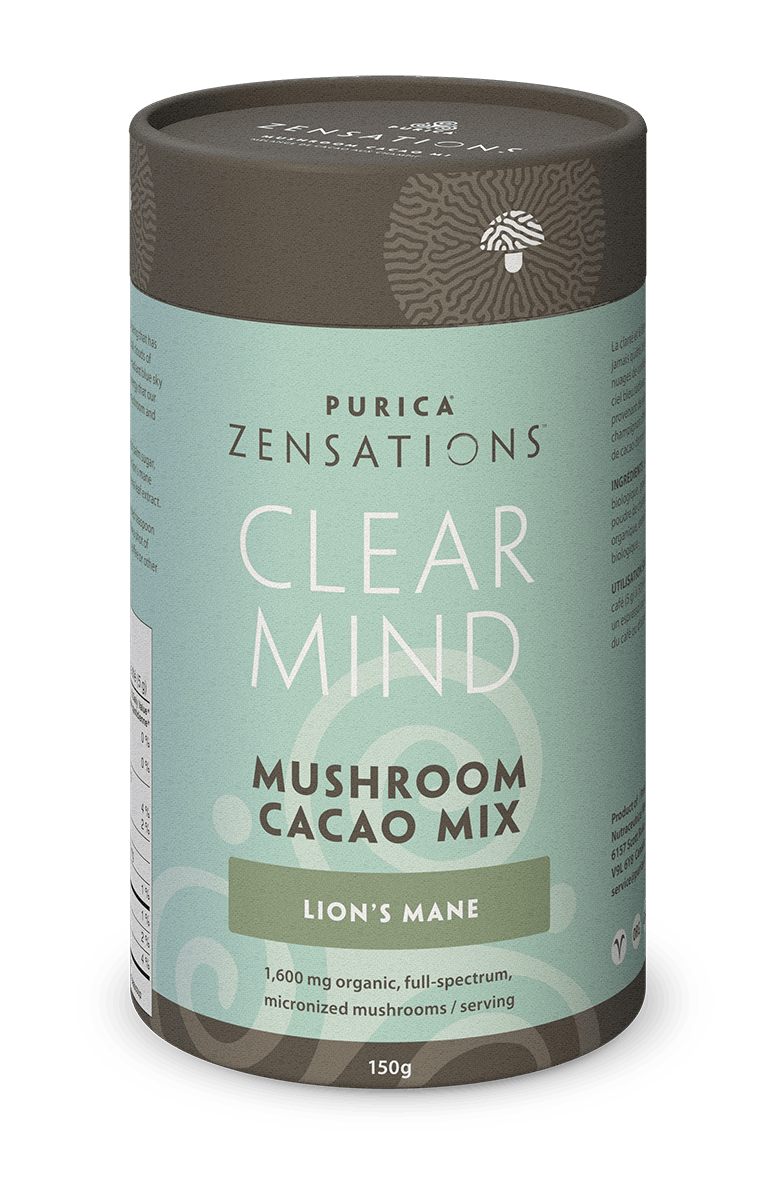 Purica - Zensations Clear Mind Lion's Mane Cacao Drink