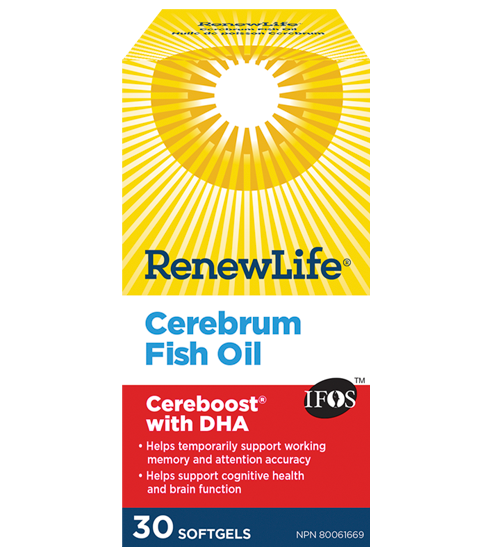 Renew Life - Cerebrum Fish Oil