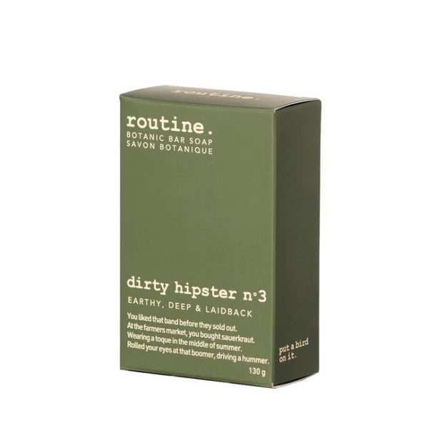 Thumbnail of routine. - Natural Bar Soap - Dirty Hipster N° 3