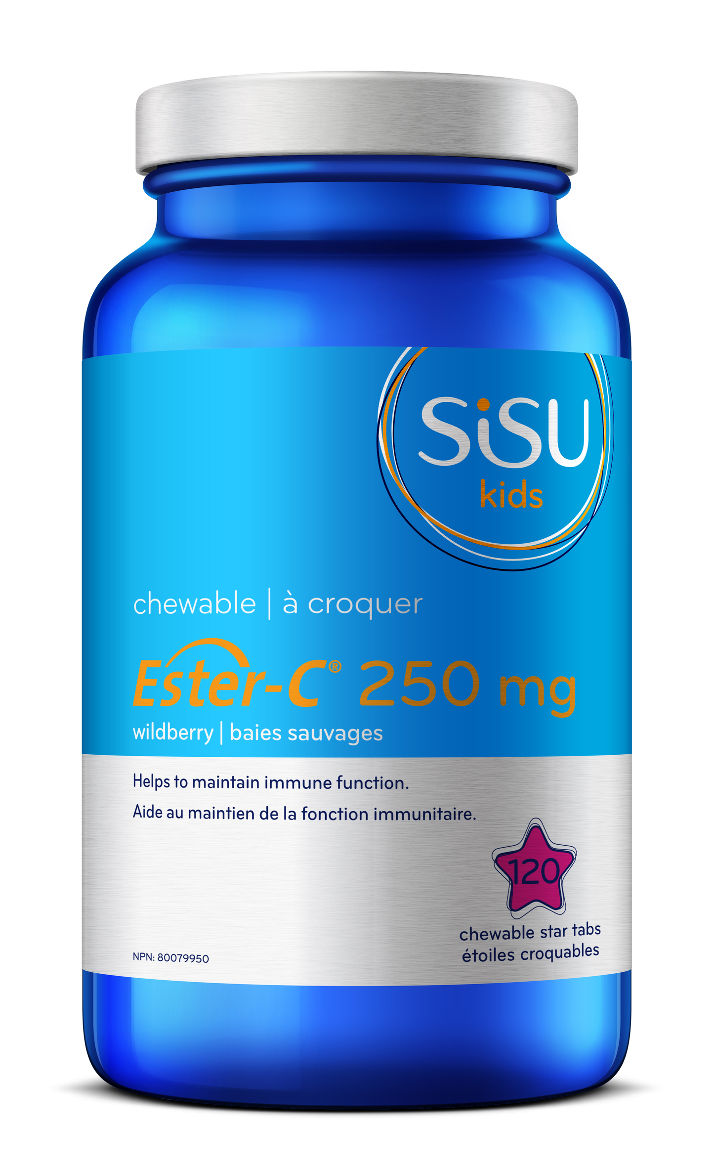 Sisu - Kid's Ester-C Chewable 250mg - Wildberry