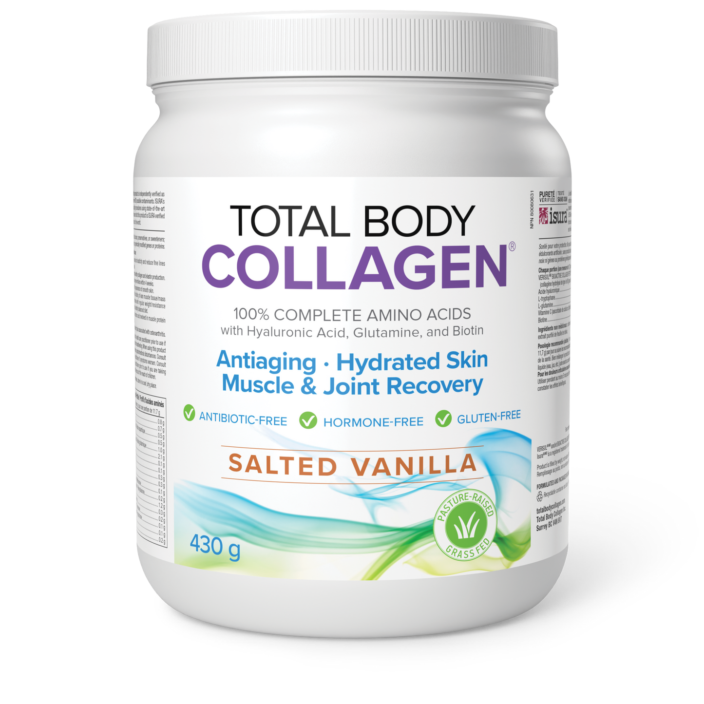 Natural Factors - Total Body Collagen Powder - Salted Vanilla