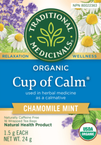 Traditional Medicinals - Organic Cup of Calm Tea Chamomile Mint