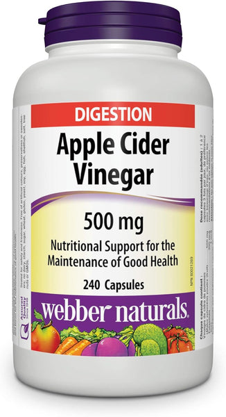 Webber Naturals - Apple Cider Vinegar - 500 mg