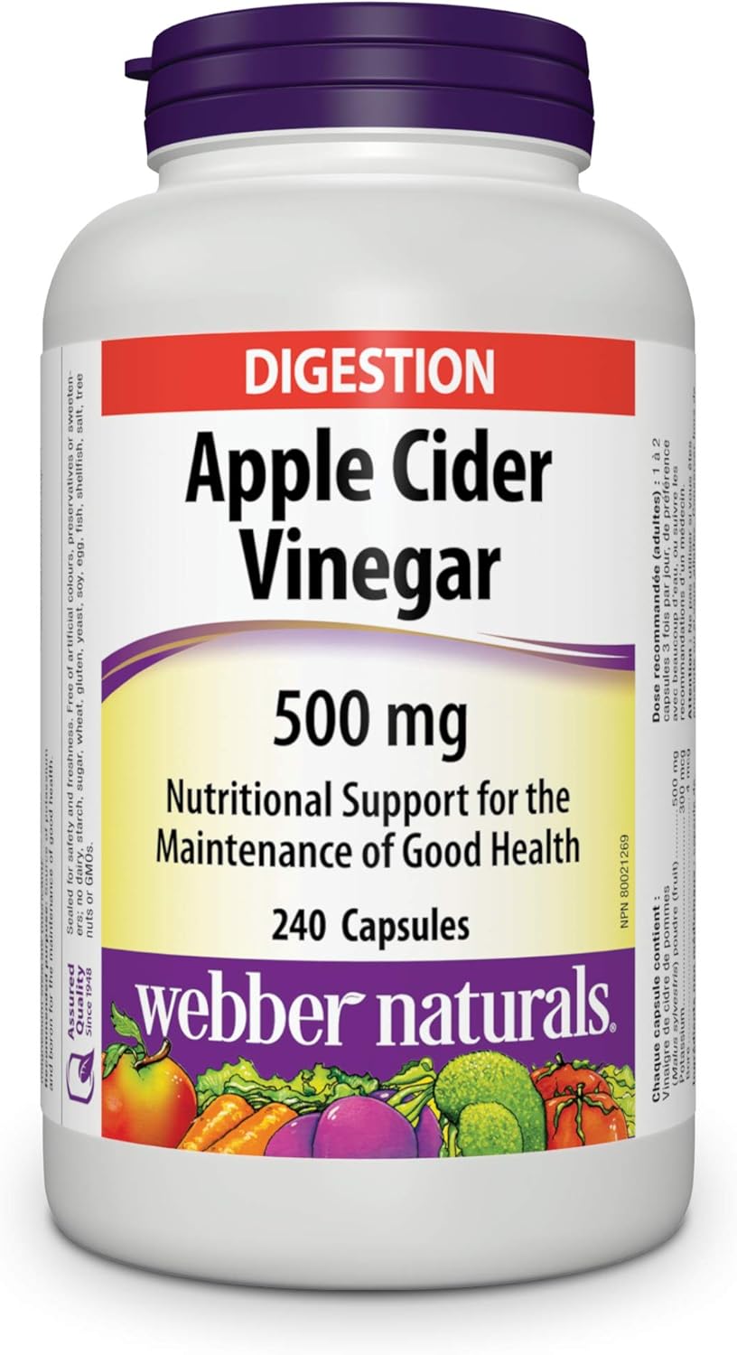 Webber Naturals - Apple Cider Vinegar - 500 mg