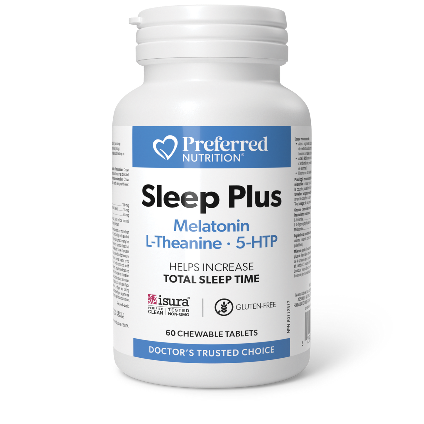 Preferred Nutrition - Sleep Plus Melatonin L-Theanine & 5-HTP