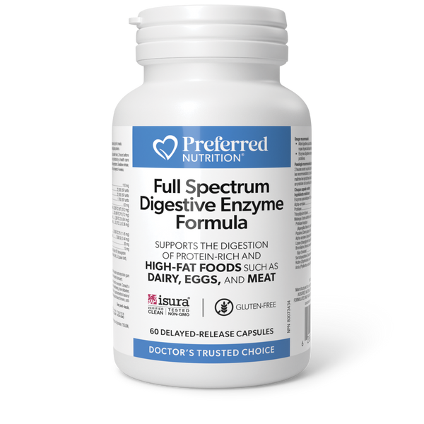 Preferred Nutrition - Full Spectrum Digestive Enzyme Formula