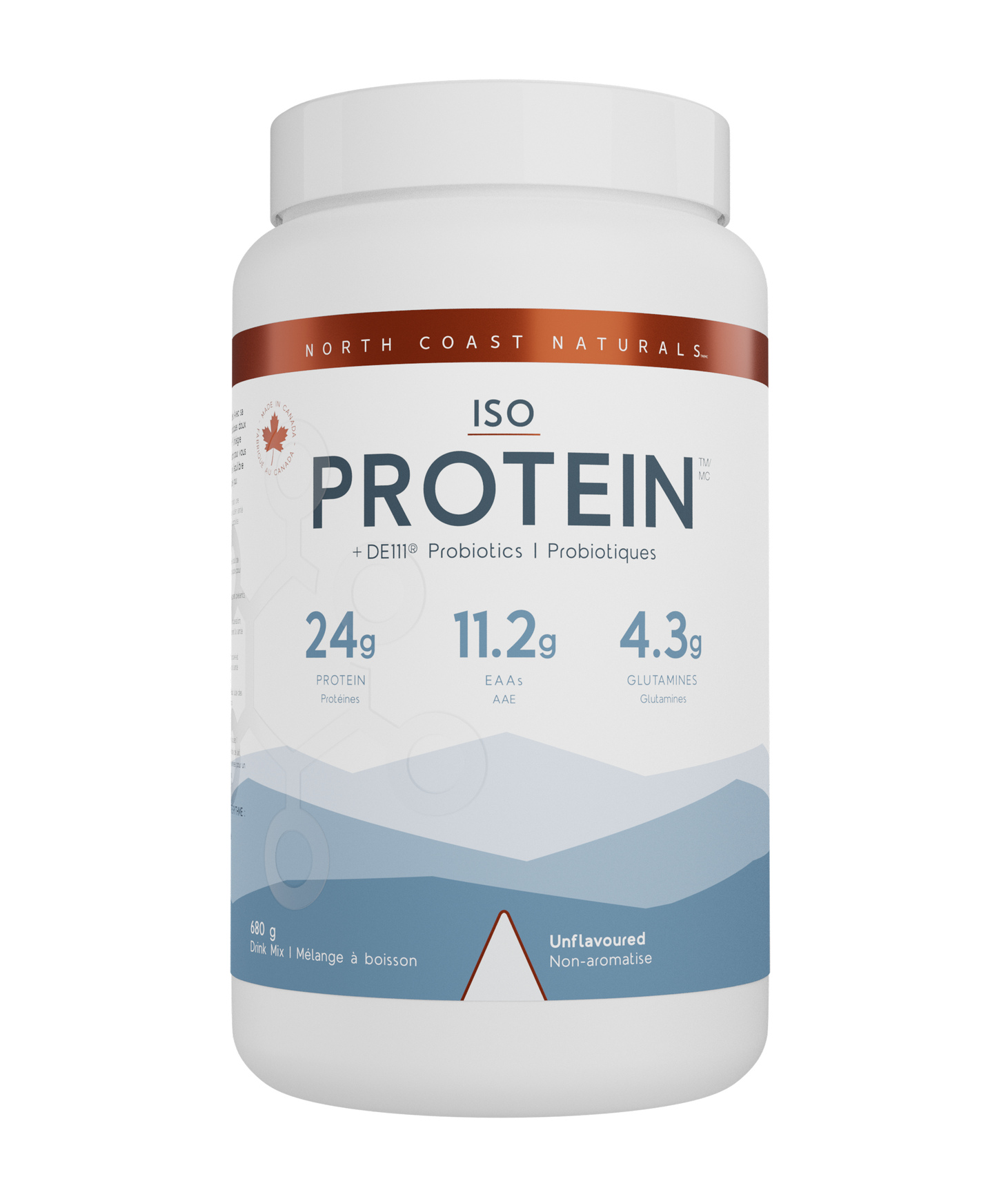 North Coast Naturals - Iso Protein 100 - Unflavoured
