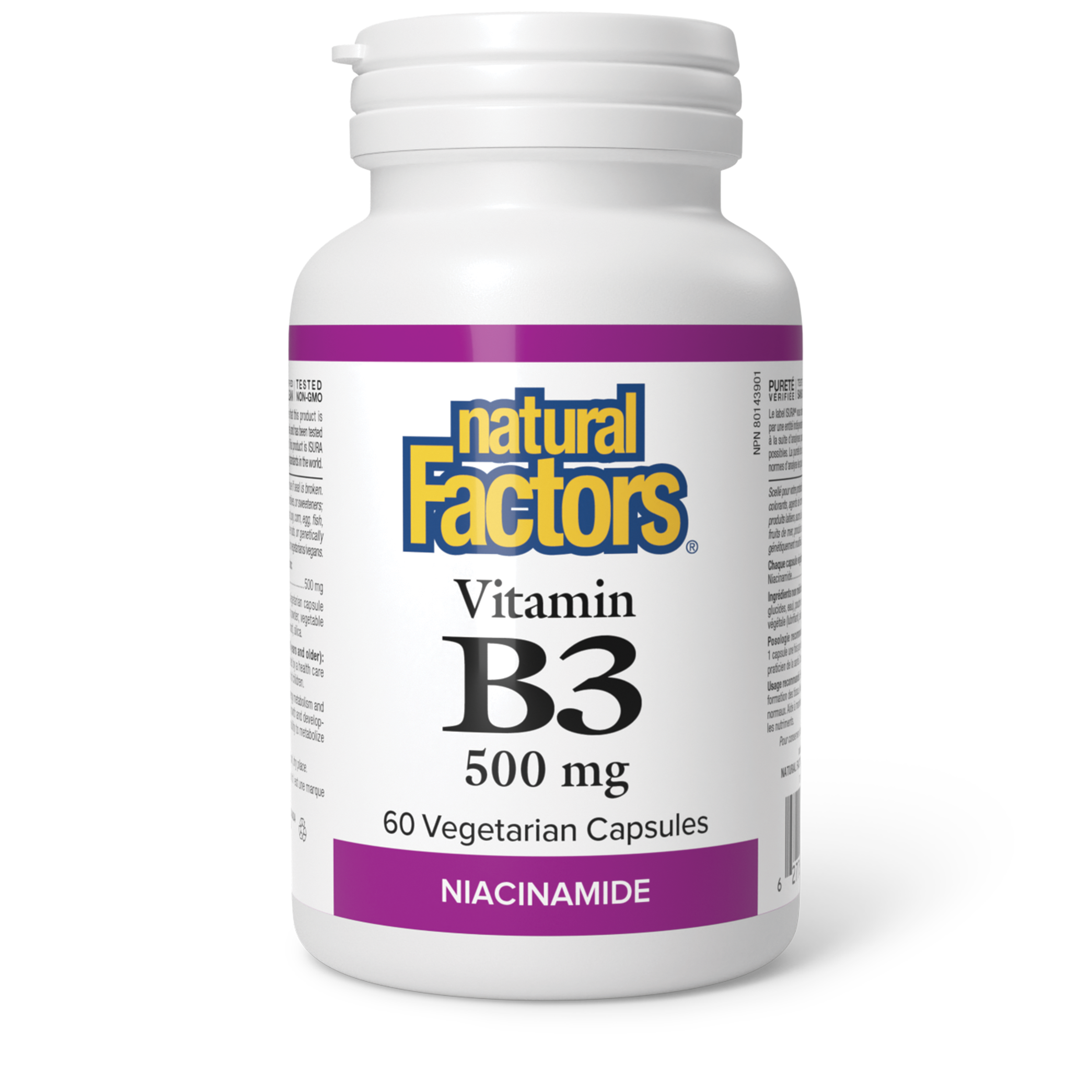 Natural Factors - Vitamin B3 Niacinamide - 500 mg – The Vitamin Shop